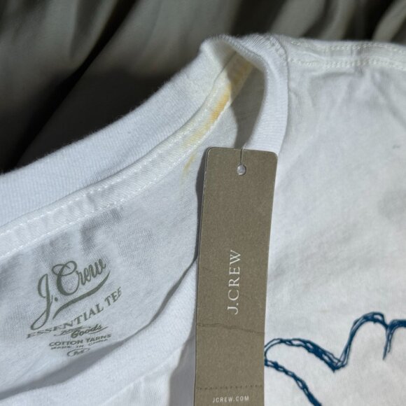 J. Crew "Hang Loose" Essential Tee Shirt medium $48 - Picture 3 of 3